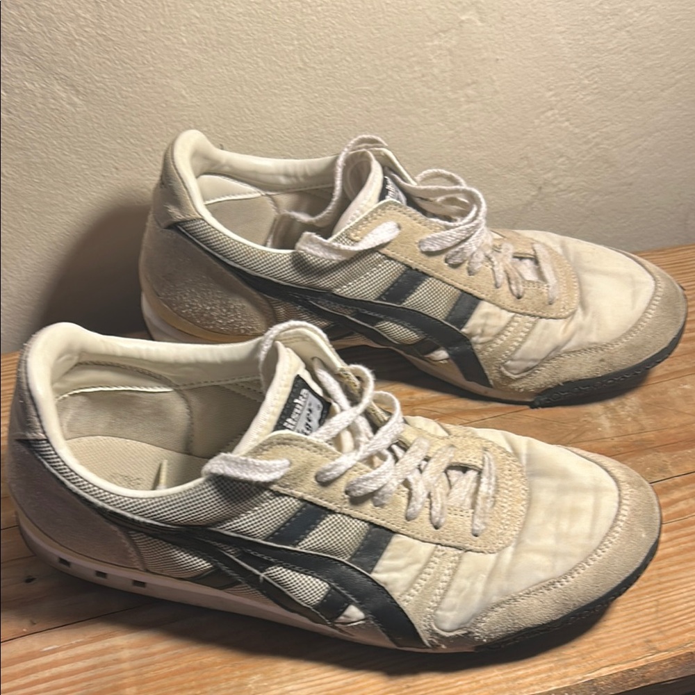Onitsuka Tiger by Asics Men's Cream and Black Sneakers